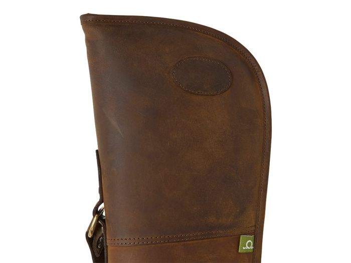 Chatham Premium Antique Oiled Leather Full Zip Gun Slip In Brown