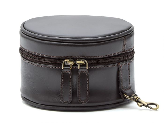 Premium Pull Up Leather Hearing Protection Case