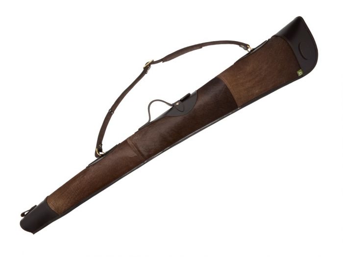 Chatham Cowhide & Leather Full Zip Gun Slip In Brown (Hair)