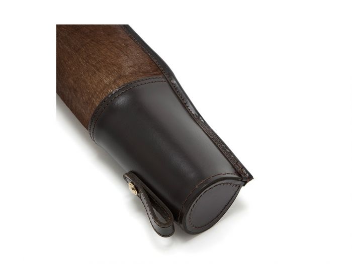 Chatham Cowhide & Leather Full Zip Gun Slip In Brown (Hair)