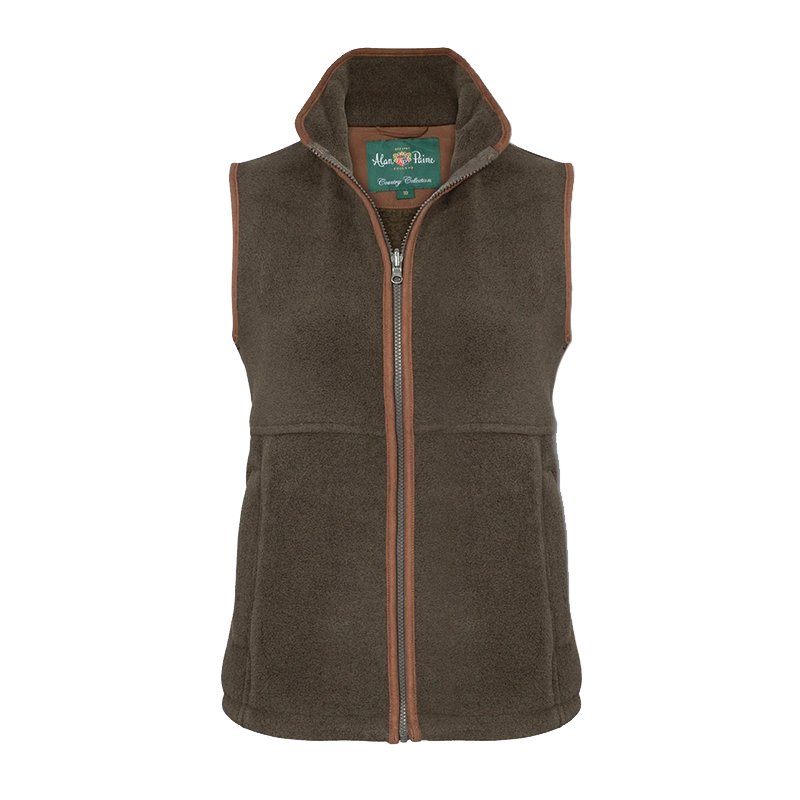 Alan Paine Women's Green Fleece Gilet