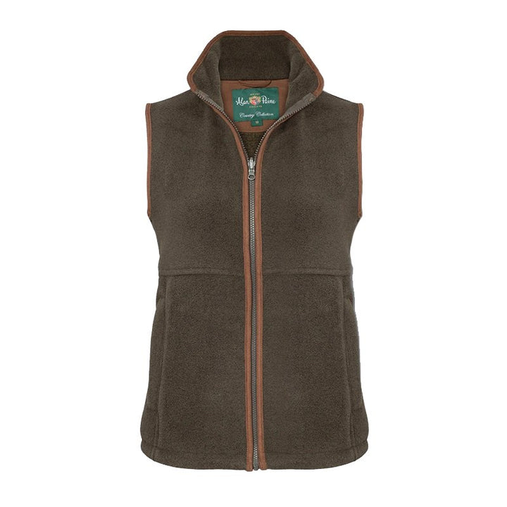 Alan Paine Women's Green Fleece Gilet