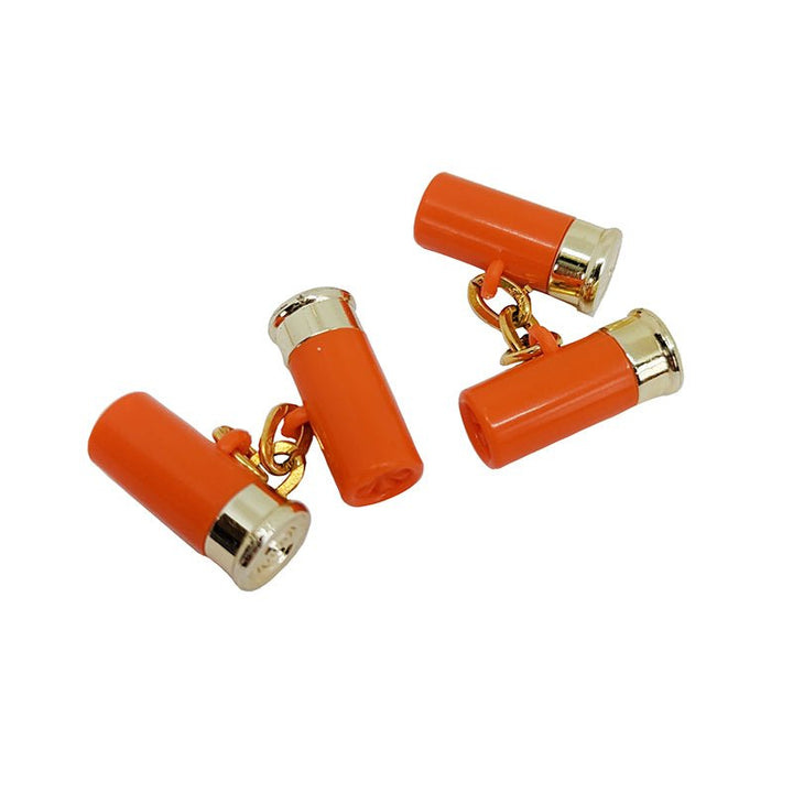 Cartridge Cufflinks in Orange - Cheshire Game Bisley