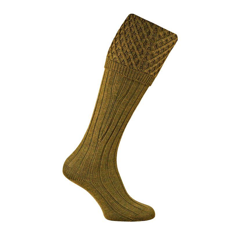 The Penrith Wool Shooting Socks, in Green, Blue & Brown The Penrith Wool Shooting Socks, in Green, Blue & Brown