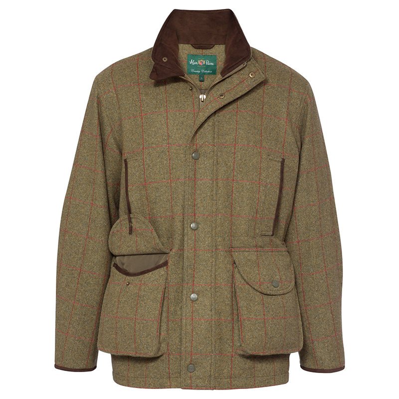 Combrook Men's Tweed Shooting Field Coat in Sage - Cheshire Game Alan Paine