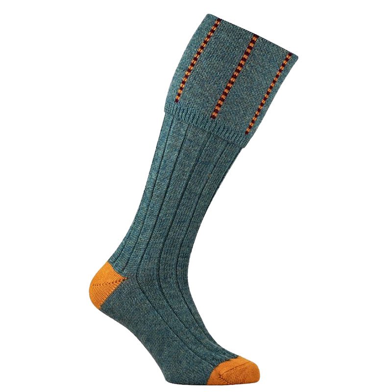 Devonshire Shooting Socks in Lovat - Cheshire Game Pennine Socks