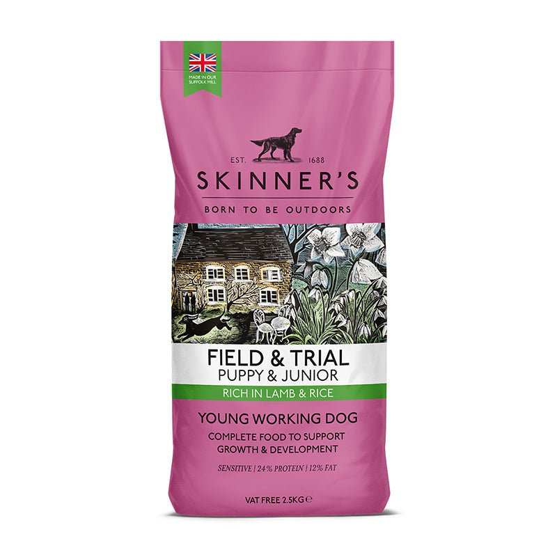 Field and Trial Puppy Dog Food - Lamb & Rice - Cheshire Game Skinners