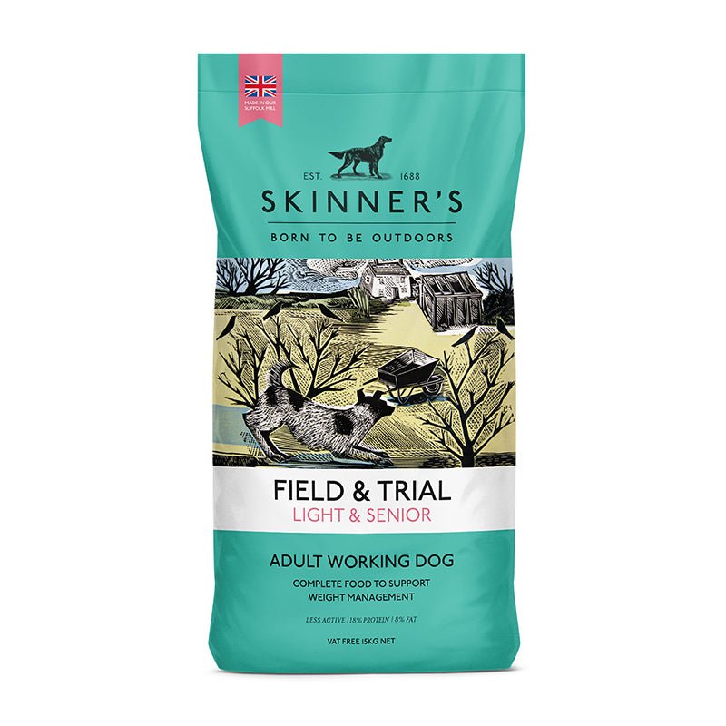 Field & Trial Light & Senior Dog Food - 15kg - Cheshire Game Skinners