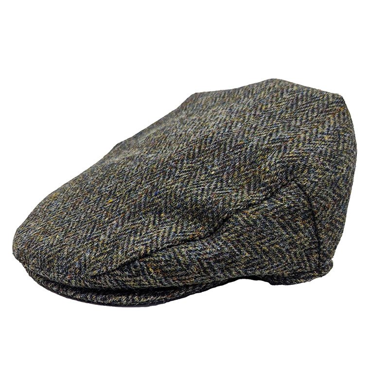 Harris Tweed Cheshire Flat Cap HT4 by Denton Hats - Cheshire Game