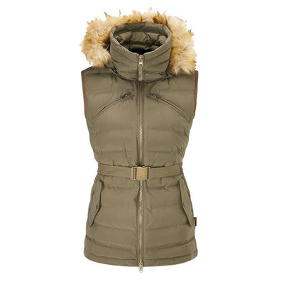 Ladies Calsall Waistcoat In Olive - Cheshire Game Alan Paine