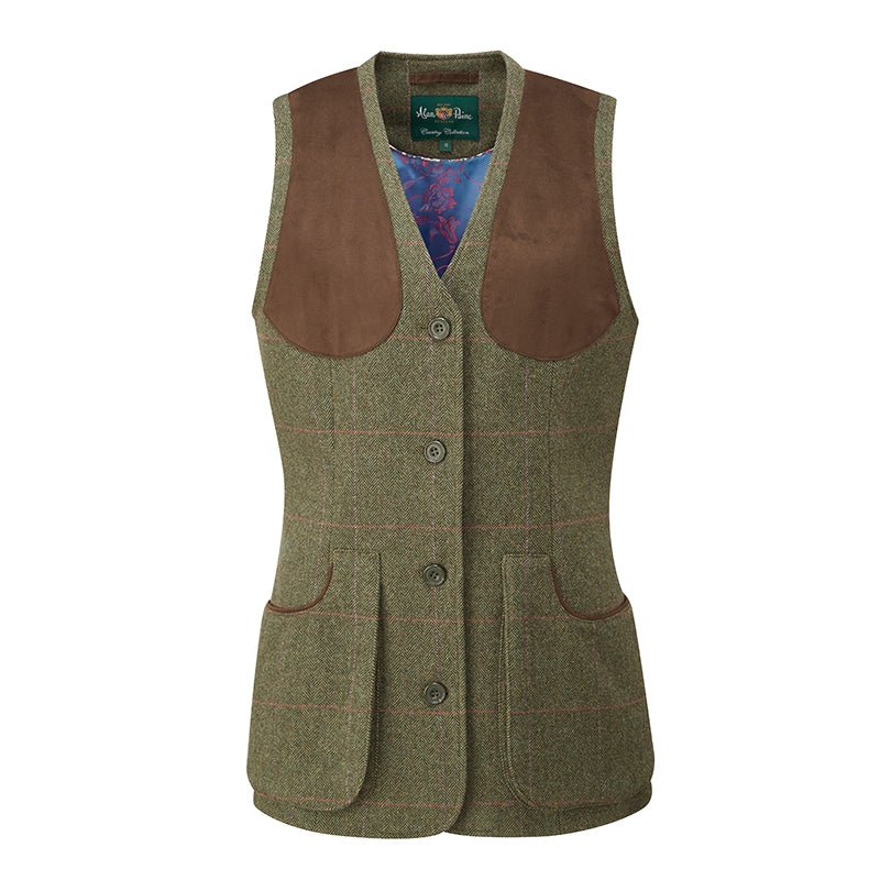 Ladies Combrook Shooting Waistcoat In Heath - Cheshire Game Alan Paine