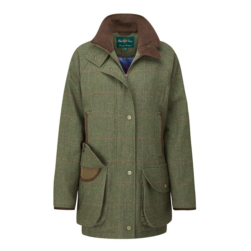 Ladies Combrook Waterproof Coat In Heath - Cheshire Game Alan Paine