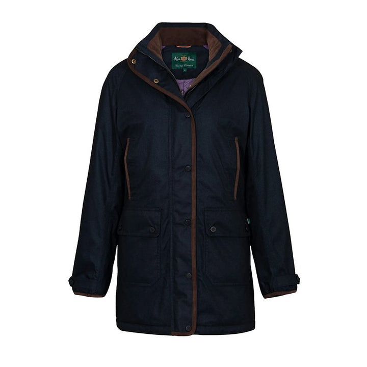 Ladies Fernley Weekend Coat In Navy - Cheshire Game Alan Paine