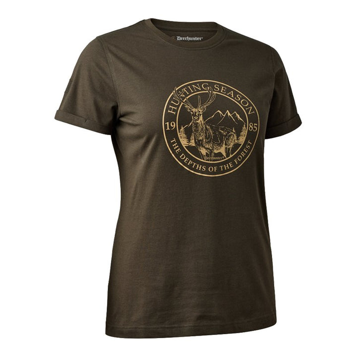 Lady Ella T-Shirt In Adventure Green - Cheshire Game Deerhunter