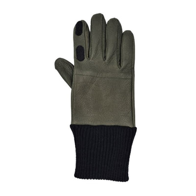 Leather Shooting Gloves Green - Cheshire Game Parker-Hale