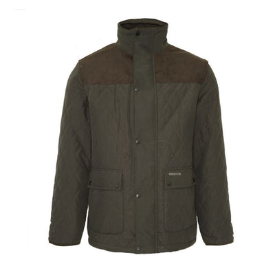 Lewis Quilted Jacket in Green - Cheshire Game Champion