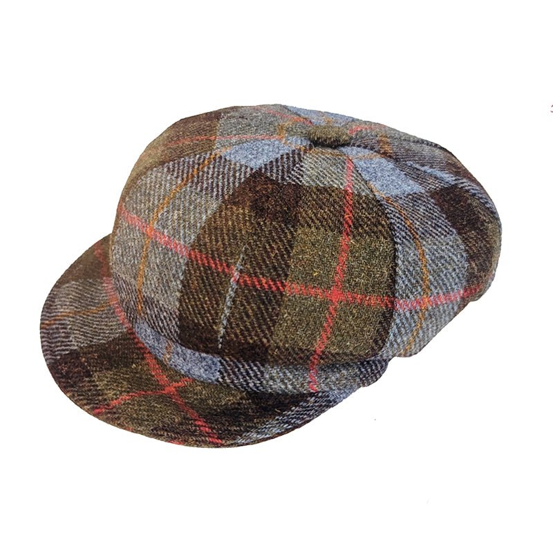 Maggie Harris Tweed Baker Boy HT9 in Medium - Cheshire Game Denton Hats