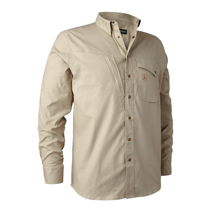 Matobo Shirt In Beige - Cheshire Game Deerhunter