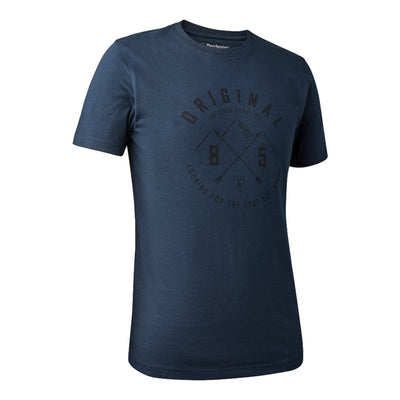 Nolan T-Shirt In Dark Blue - Cheshire Game Deerhunter