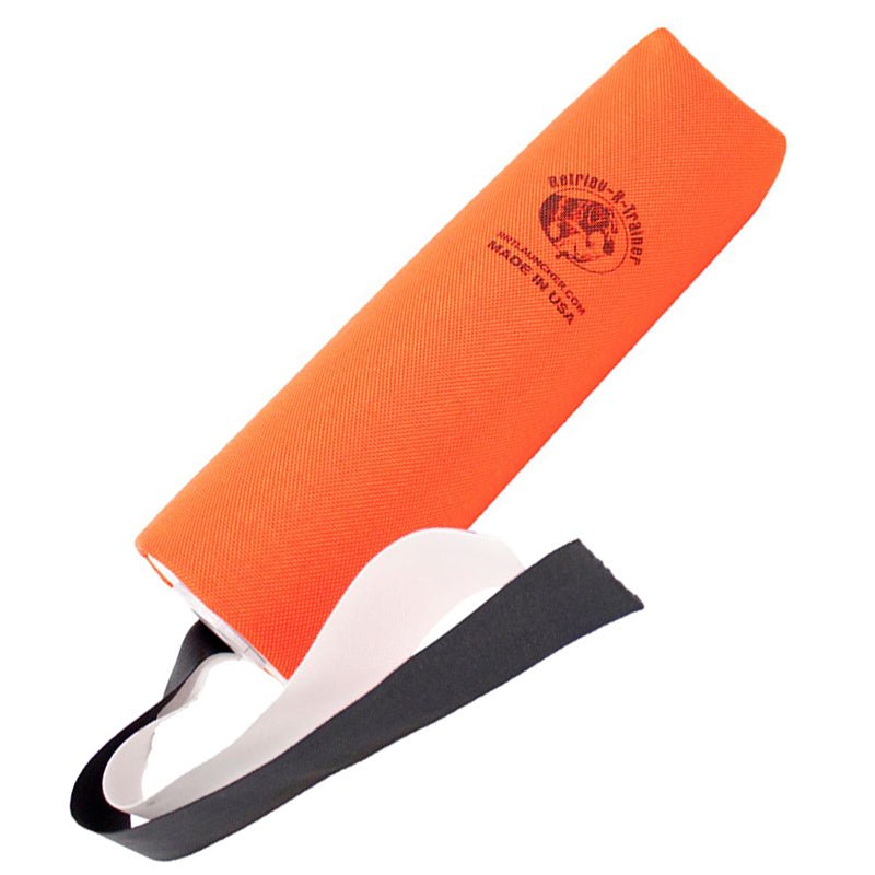 Orange Canvas Dummy with Streamer for Dummy Launcher - Cheshire Game Retriev-R-Trainer