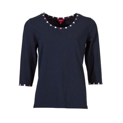Pixie Top in Navy Blue Mix - Cheshire Game Jack Murphy