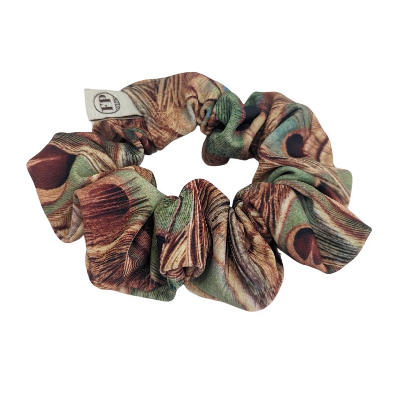 Scrunchie in Peacock (Chocolate) - Cheshire Game Foxy Pheasant