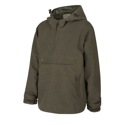 Struther Junior Waterproof Smock Jacket In Green - Cheshire Game Hoggs of Fife
