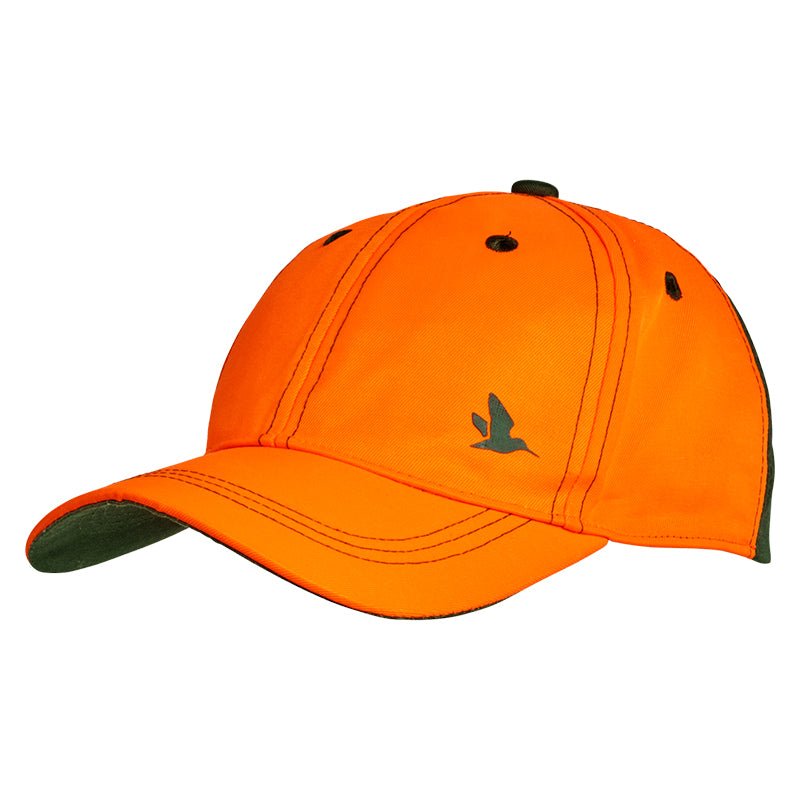 Venture Cap In Hi-Vis Orange and Pine Green - Cheshire Game Seeland